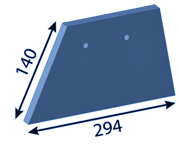 لوحة دوارة قابلة للتغيير مقاس 294 × 140 × 12 مم لـ Eschlböck ®